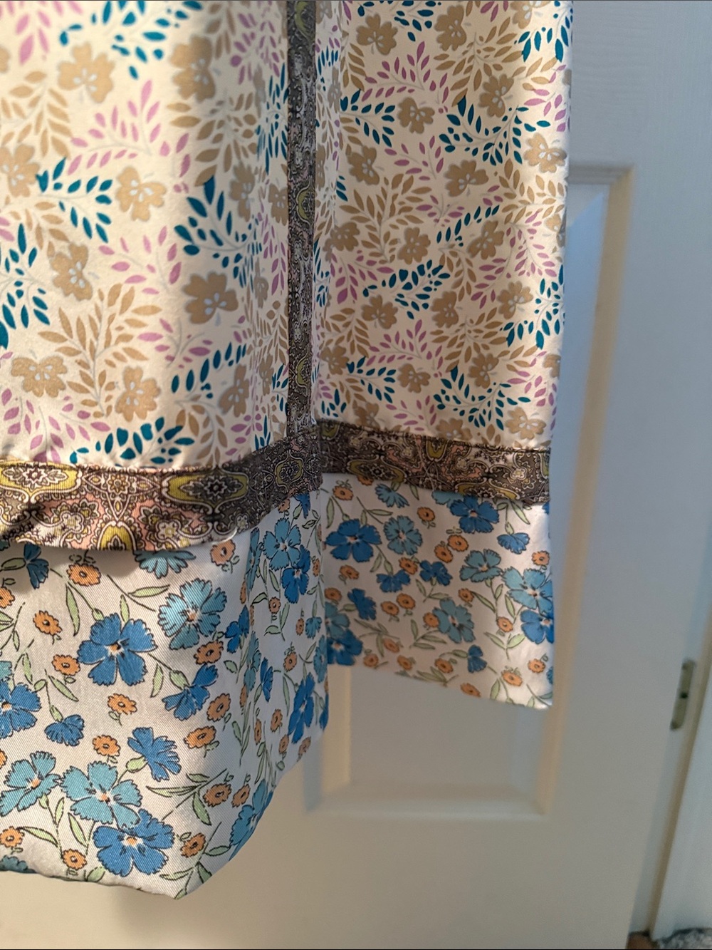 Marc By Marc Jacobs Sleeveless Midi Dress in Brown, Cream and Blue NWOT - Picture 7 of 12